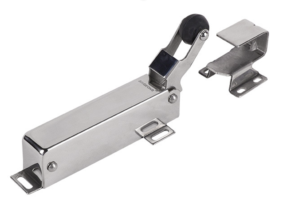 Door Closer for Flush Cold Room Doors  Stainless Steel