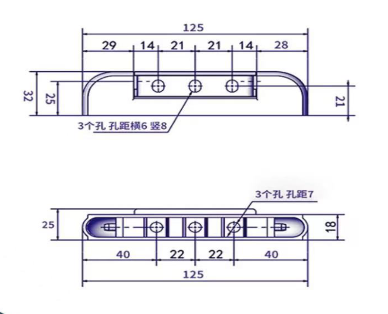 Small Hinge for Cold Room Overlap Doors