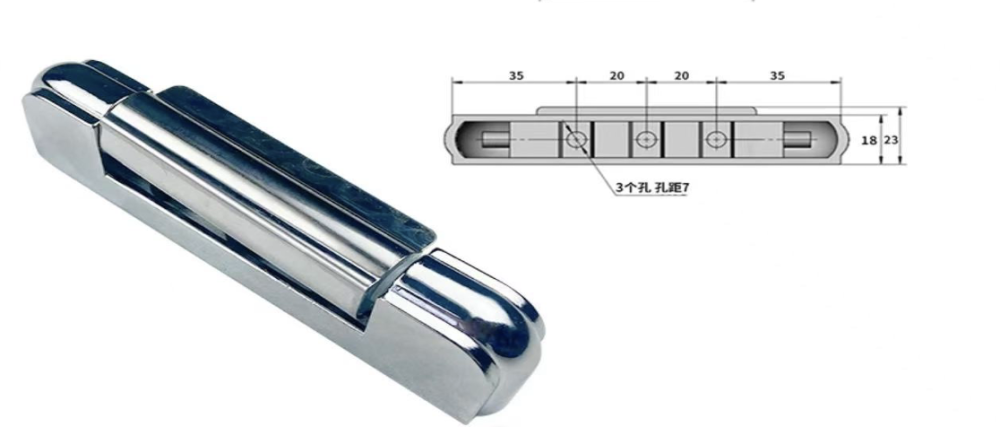 Small Hinge for Cold Room Overlap Doors
