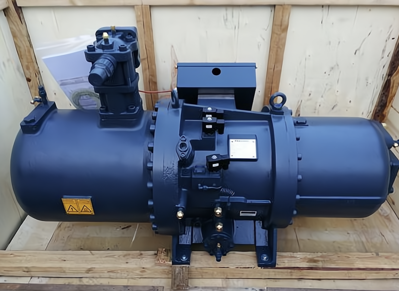 Hanbell RC2-1270A Semi-Hermetic Screw Compressor – 286 HP (60Hz) / 238 HP (50Hz)