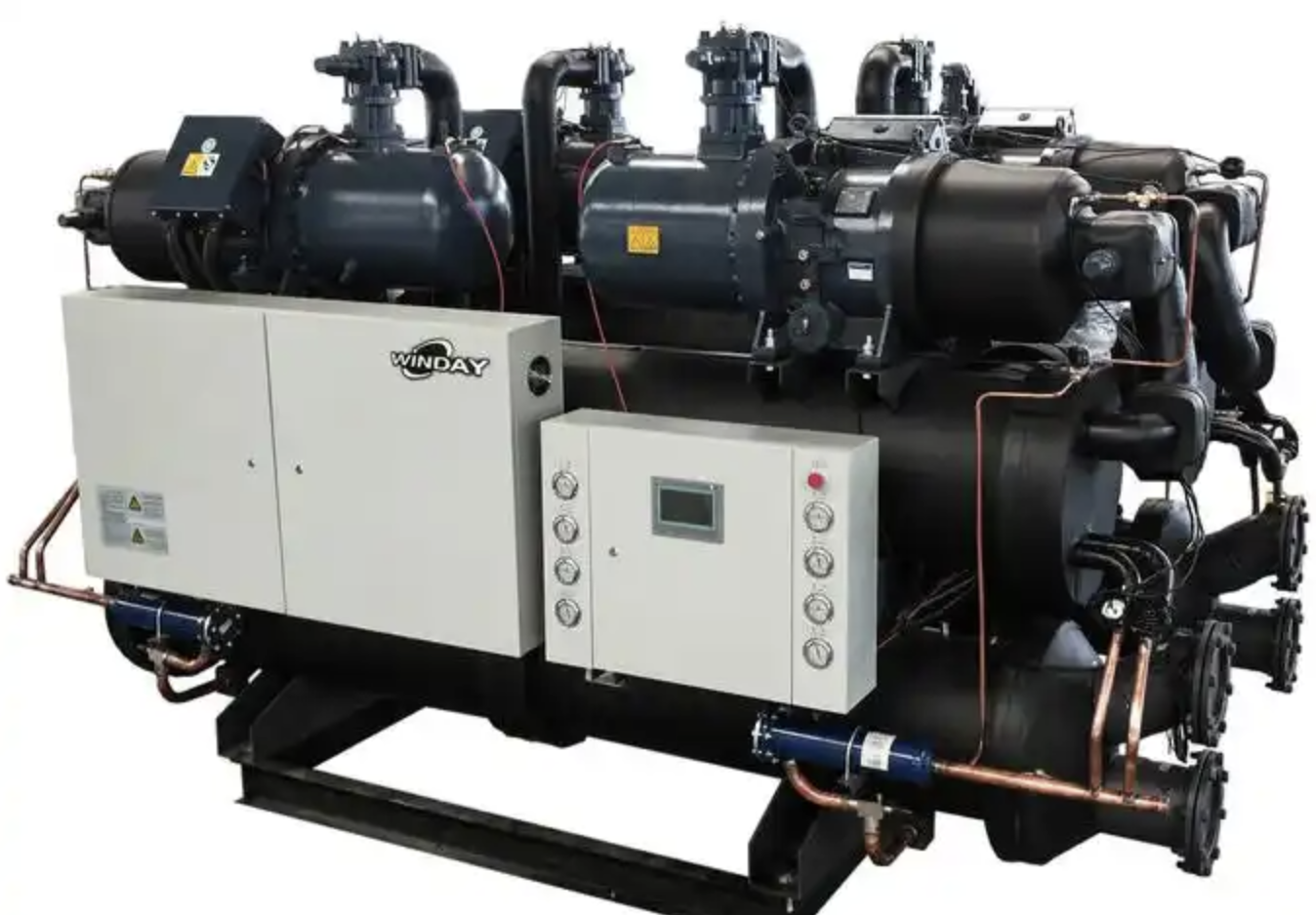 Hanbell RC2-410A Semi-Hermetic Screw Compressor – 93 HP (60Hz) / 78 HP (50Hz)