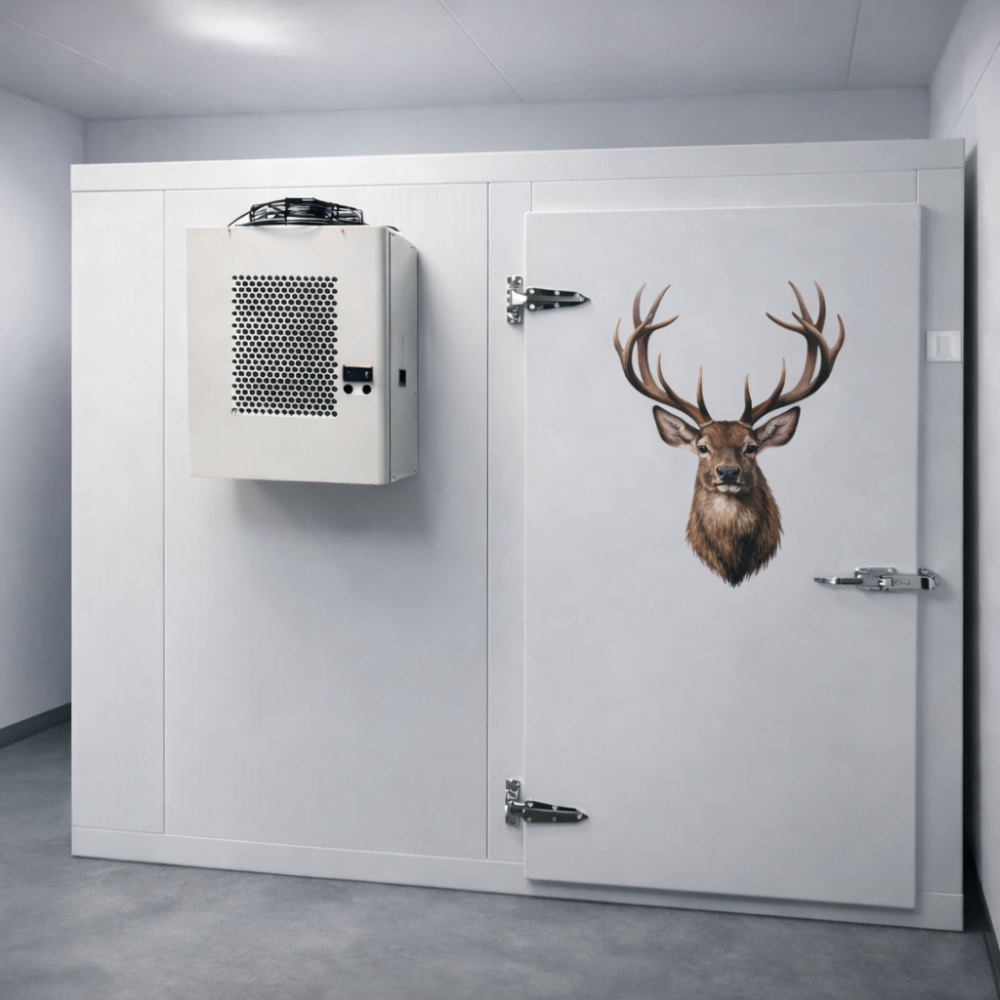 Hunting Cooler for Game Meat Storage in the USA sale  6′ × 6′ × 7.2′ (≈ 36 ft²) 