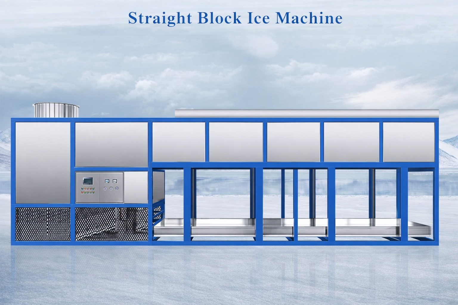 8 Ton Direct Cooling Block Ice Machine