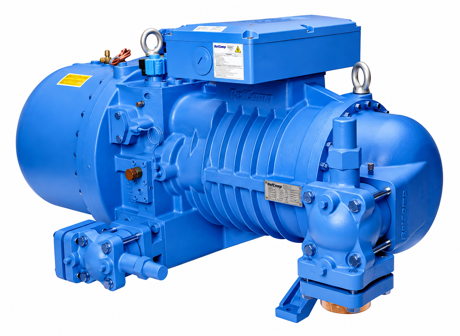RefComp SW3L8000 80 HP Semi-Hermetic Screw Compressor