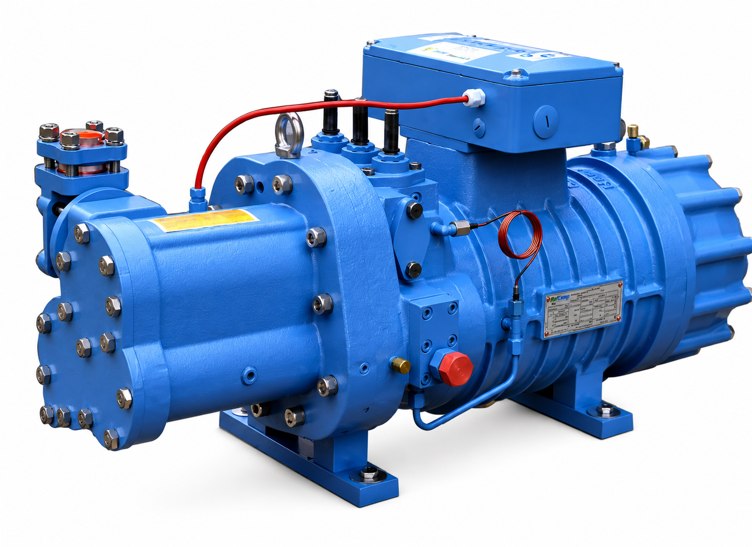 RefComp SW3L8000 80 HP Semi-Hermetic Screw Compressor