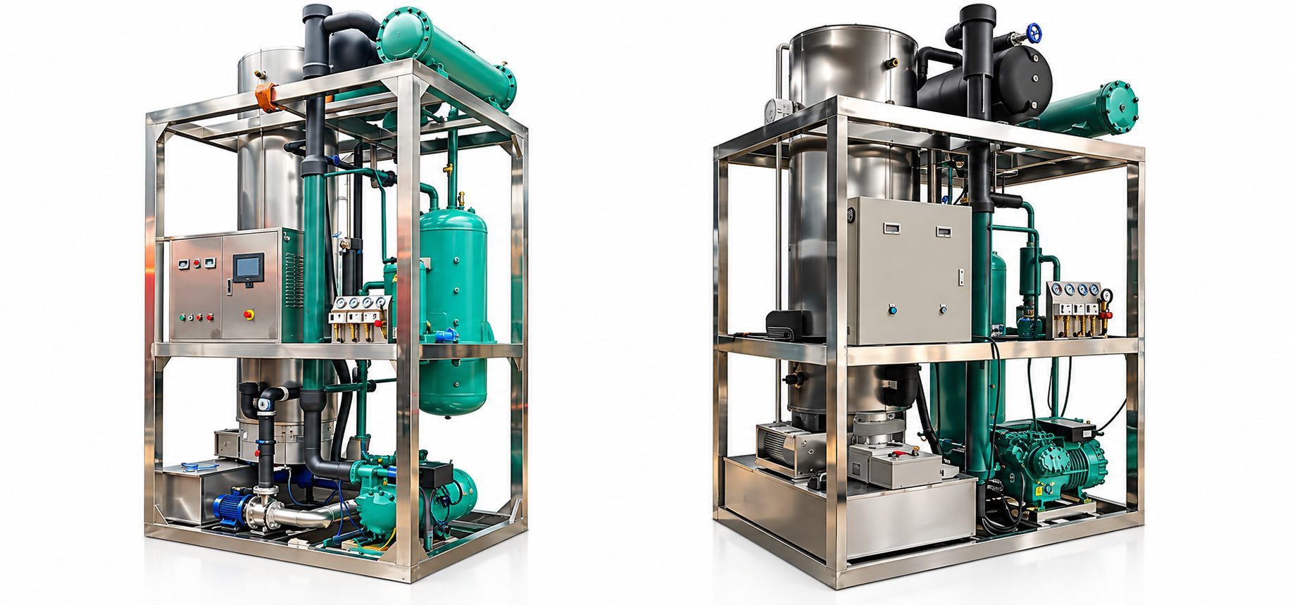 🧊 10 Ton Commercial Tube Ice Machine – 10,000 kg/Day