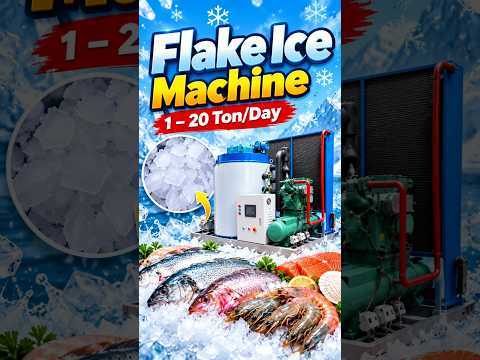 Flake Ice Machine Seattle, Washington – 1–20 Ton/Day Industrial Ice Machines