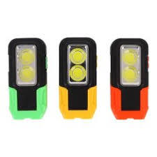 LANTERNA, 1LED E 2COB, 3W, A PILHA 3XAAA (NÃO INCLUSO)