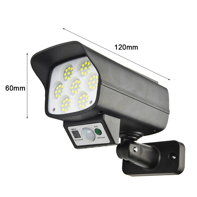 LUMINÁRIA SOLAR COM SENSOR DEPRESENÇA 63 LEDS SMD -CARREGAMENTO SOLAR