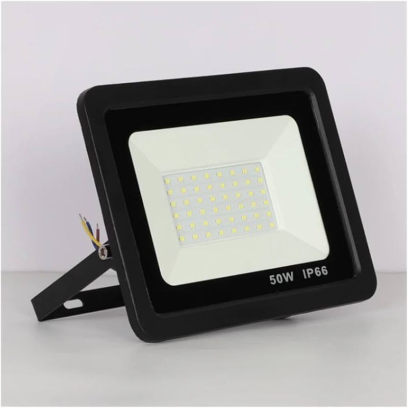 REFLETOR DE 48LEDS 50W(BRANCO FRIO)ALIMENTAÇÃO: INSTALAÇÃO DEFIAÇÃO, BIVOLT 85V-265V