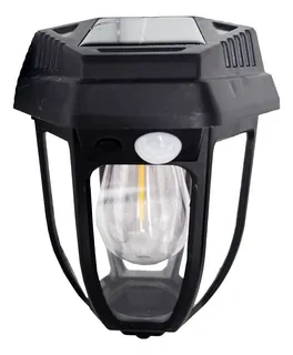LUMINÁRIA SOLAR DE TUNGSTÊNIO,COM SENSOR DE PRESENÇA 3W,ACOMPANHA 2 PARAFUSOS E 2 BUCHAS