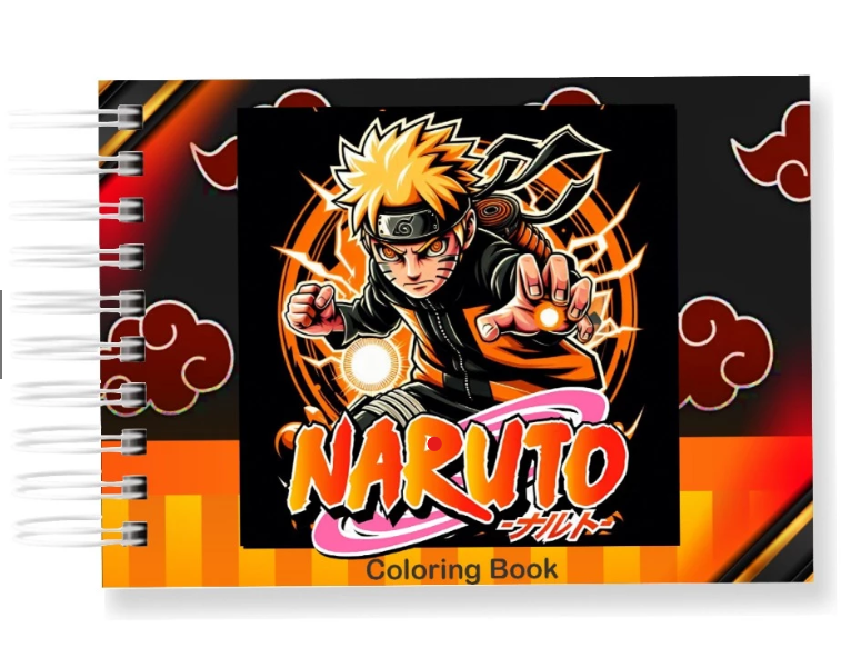 Caderno Colorir Naruto