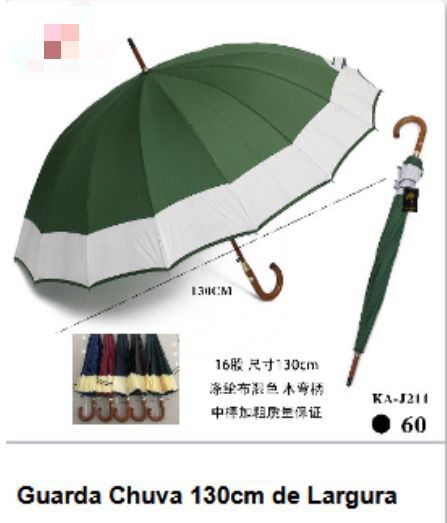 KA-J211 GUARDA CHUVA 130CM DE LAGURA