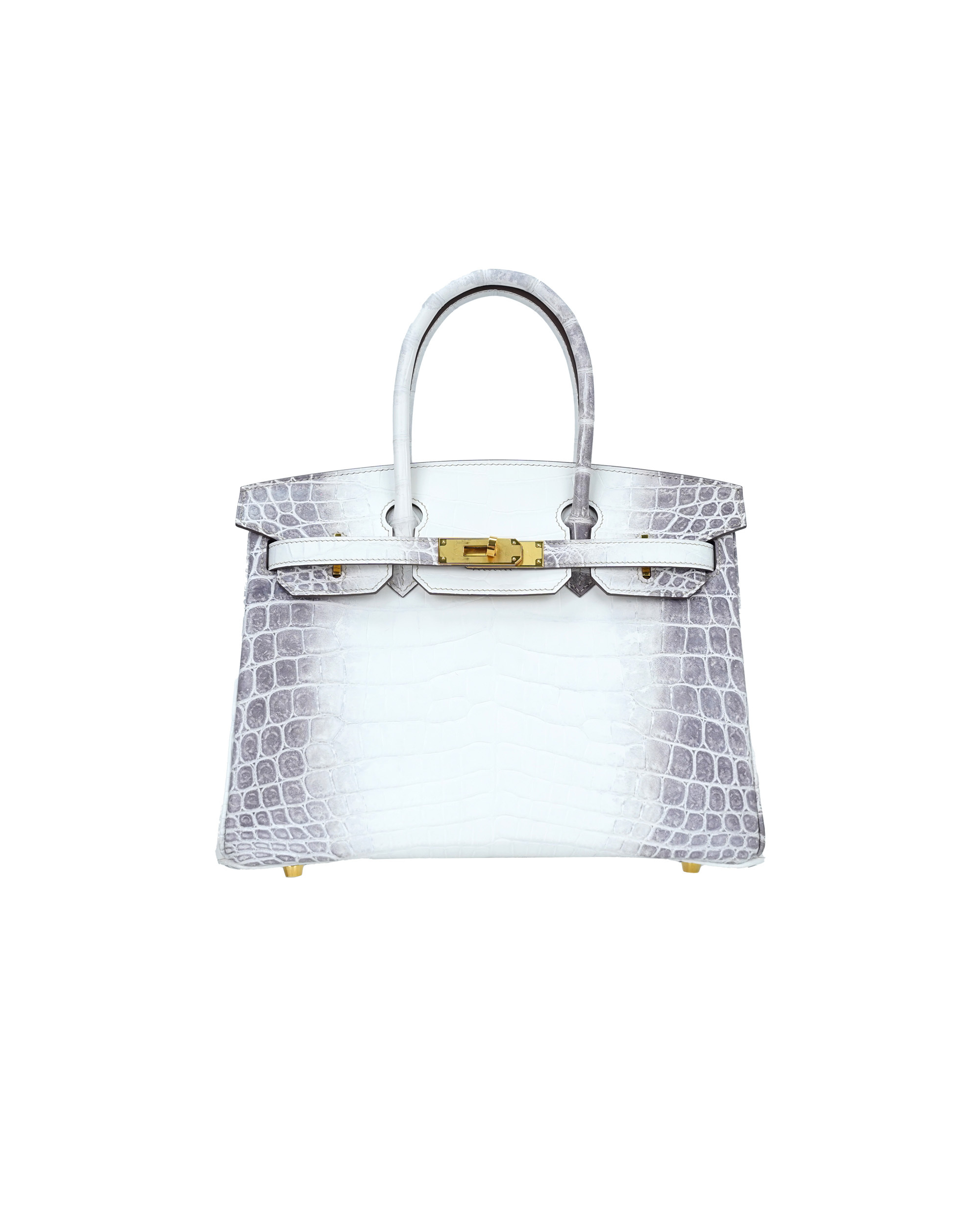 Ladies' handbag, Himalayan Nile crocodile material, size 30