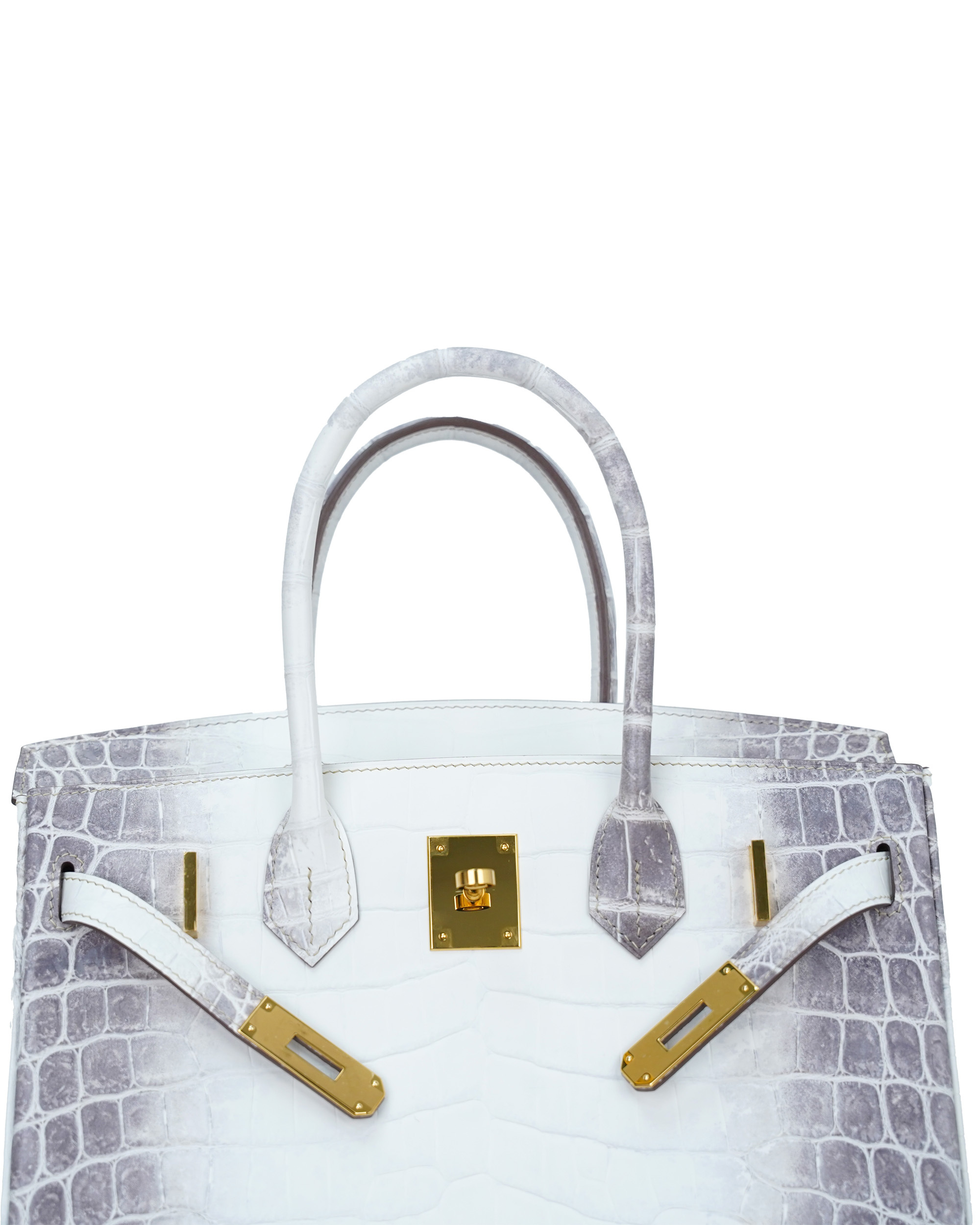 Ladies' handbag, Himalayan Nile crocodile material, size 30