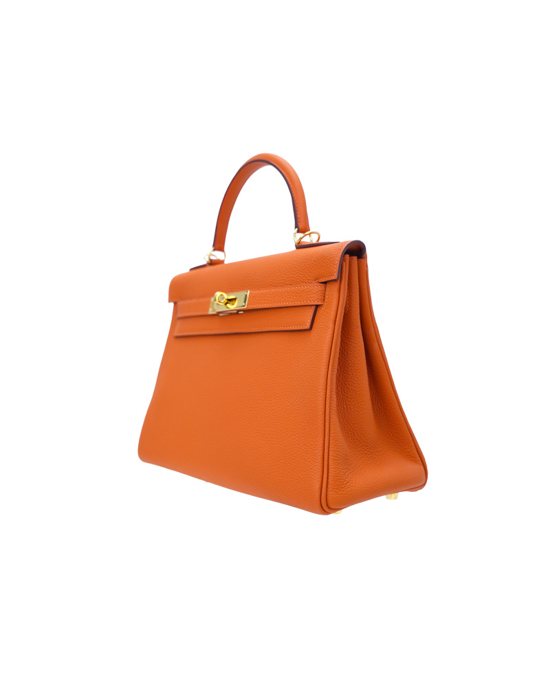 Ladies' hand-made handbags, size 25, Togo