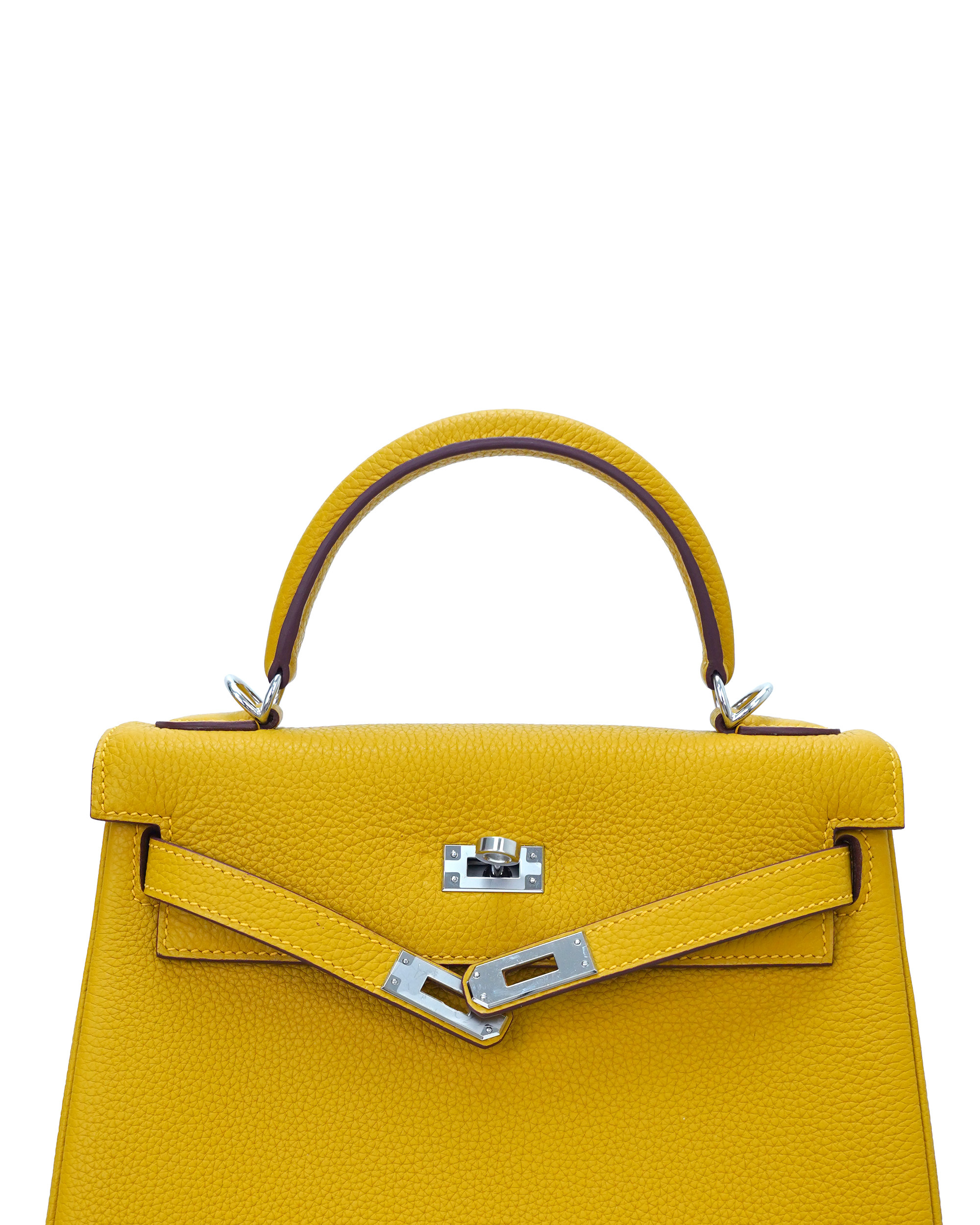 Ladies' hand-made handbags, size 25, Togo