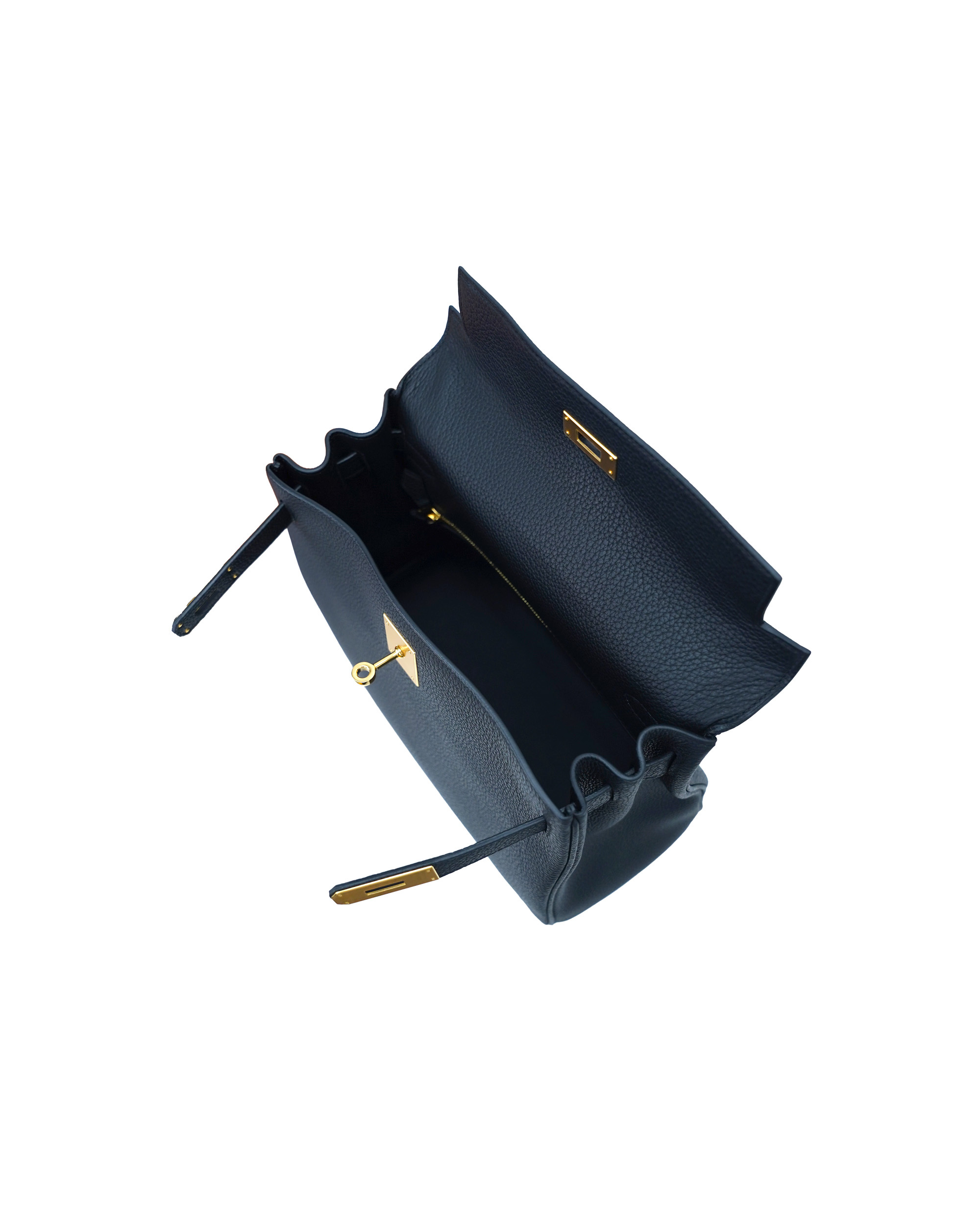 Ladies' hand-made handbags, size 25, Togo