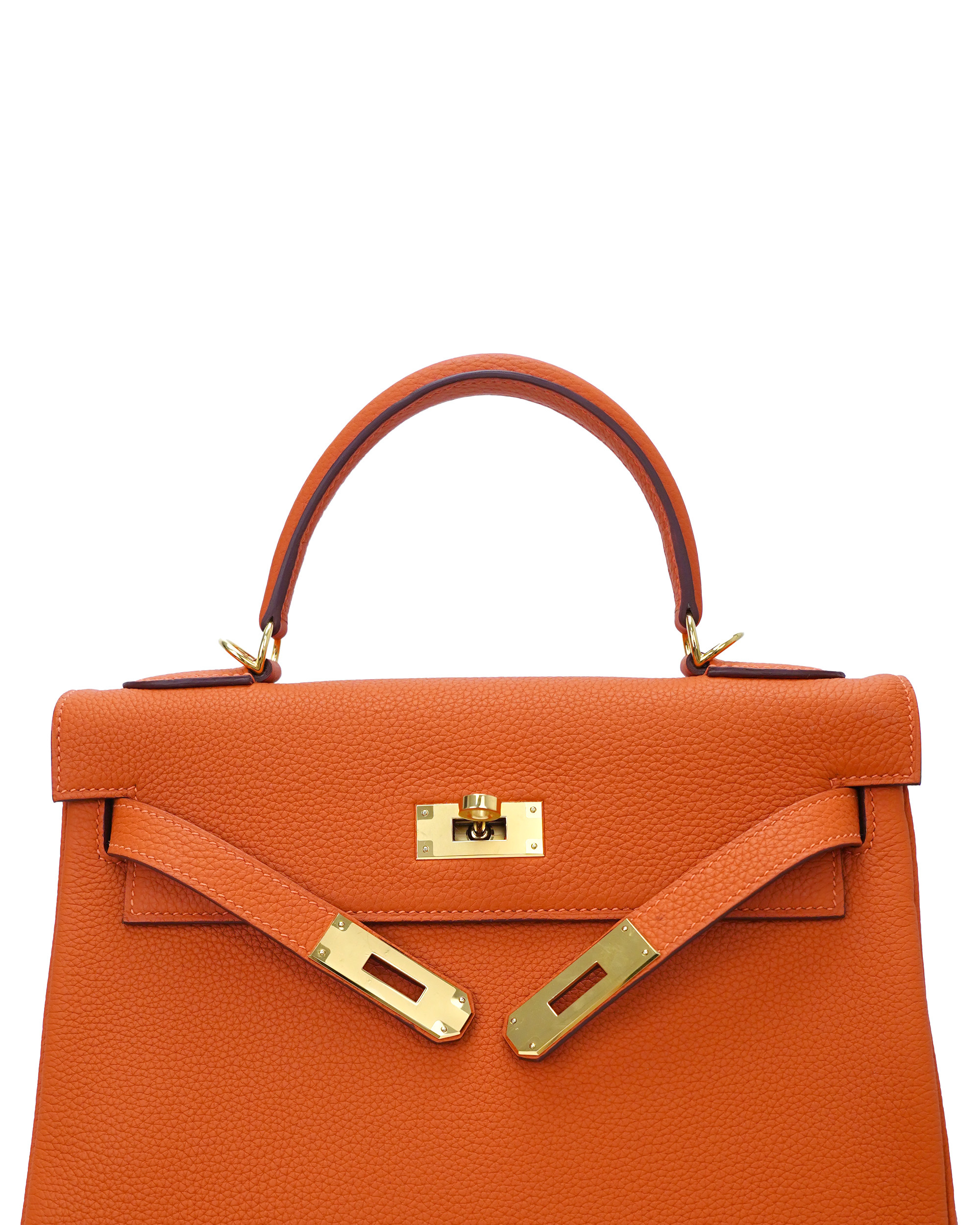 Ladies' hand-made handbags, size 25, Togo