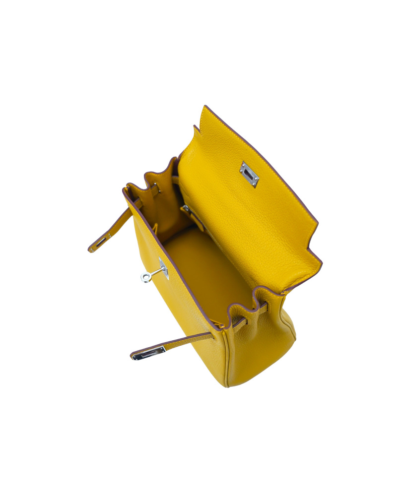 Ladies' hand-made handbags, size 25, Togo