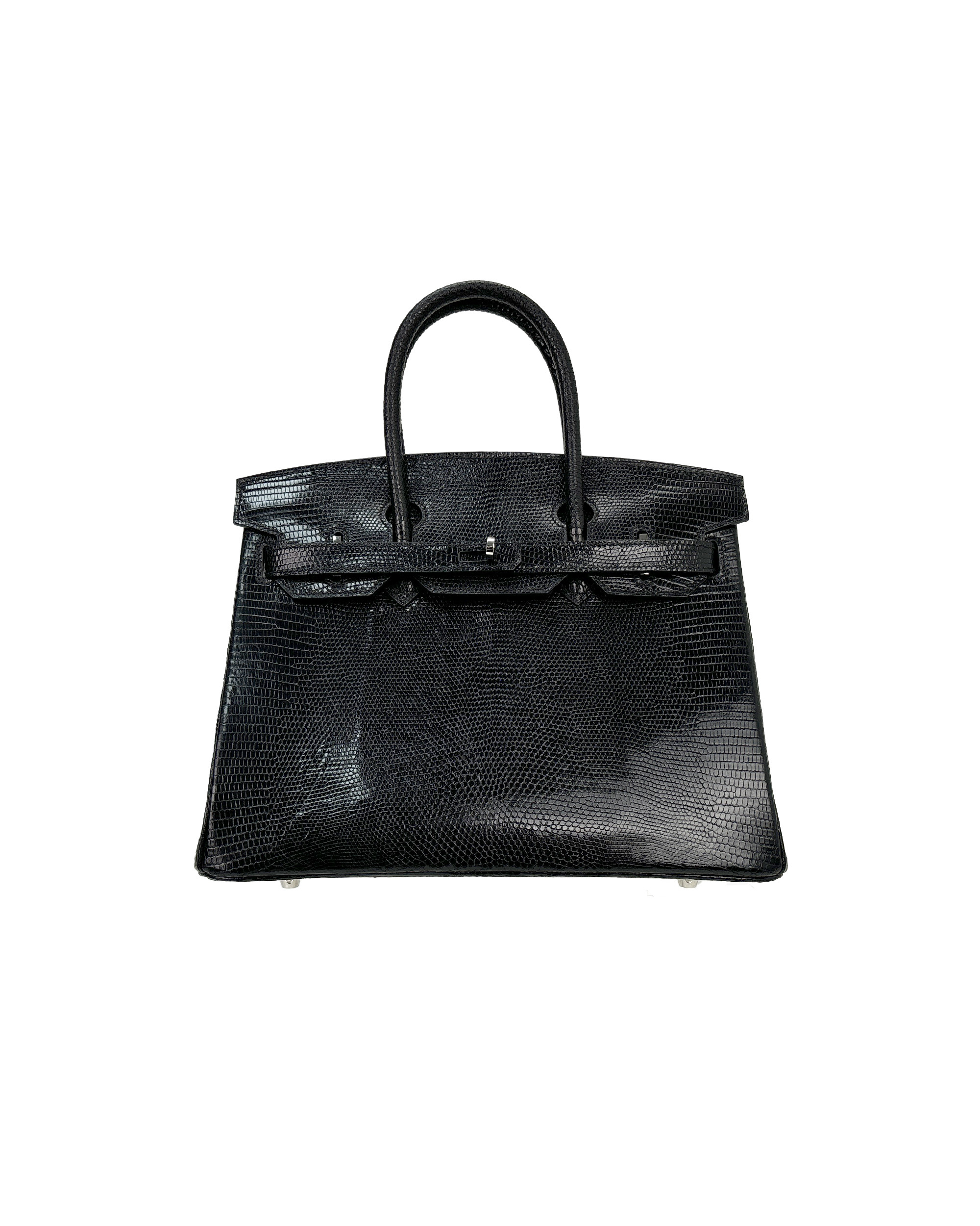 Ladies' hand-made bags made of lizard leather, size 30