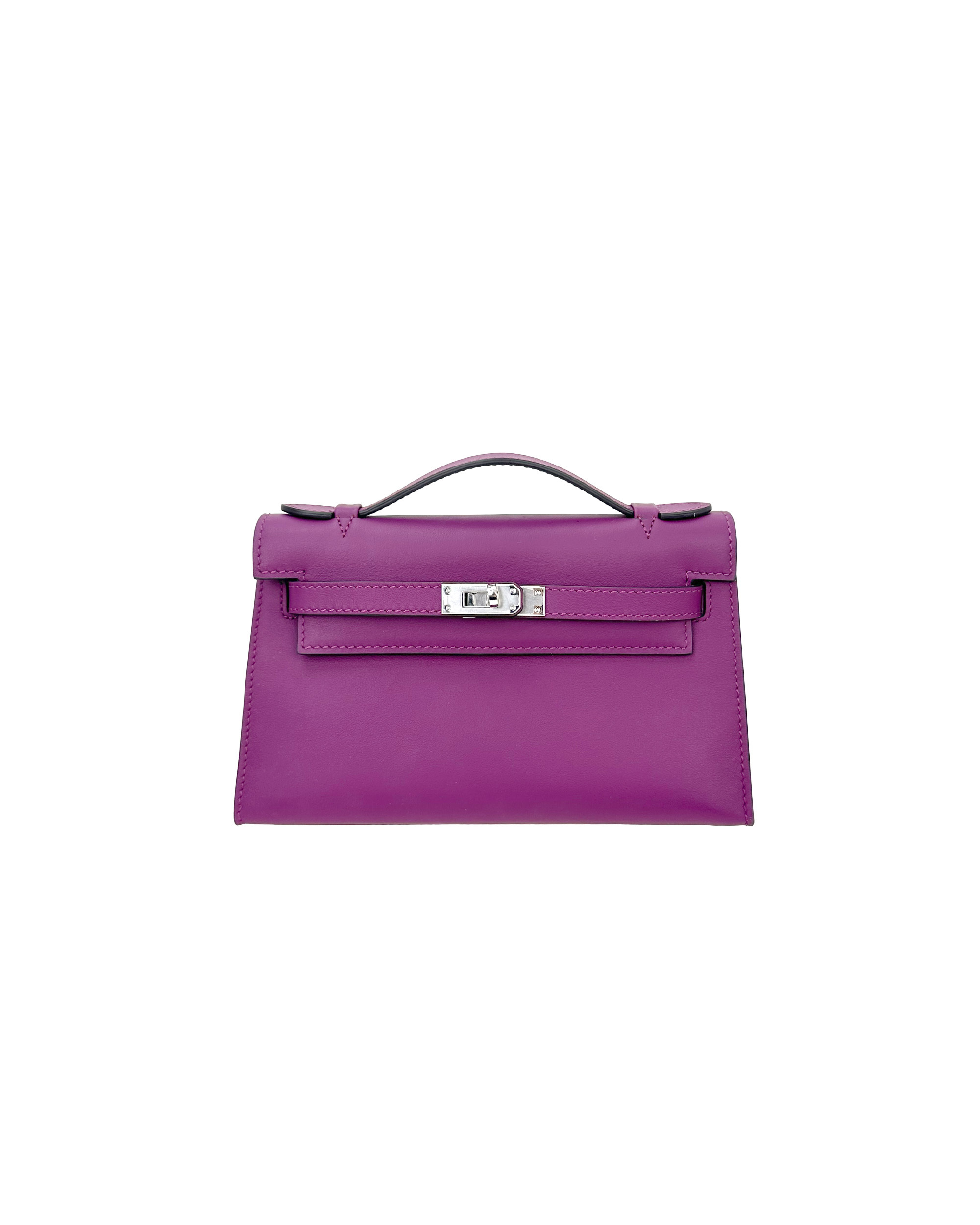 Ladies' handbags made of cowhide, size 22