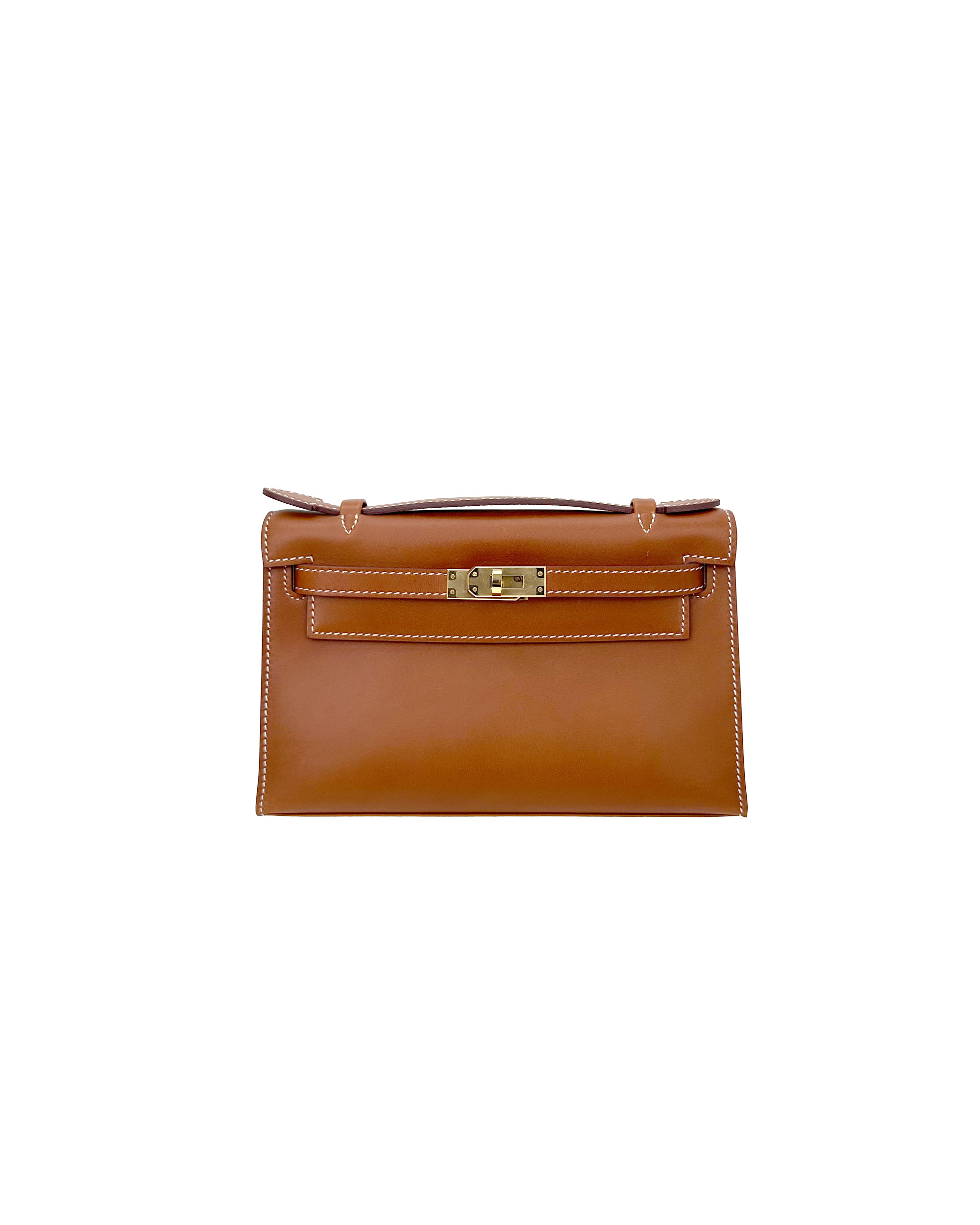 Ladies' handbags made of cowhide, size 22
