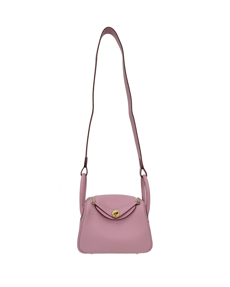 Single-shoulder crossbody bag, handmade with cowhide, size 19