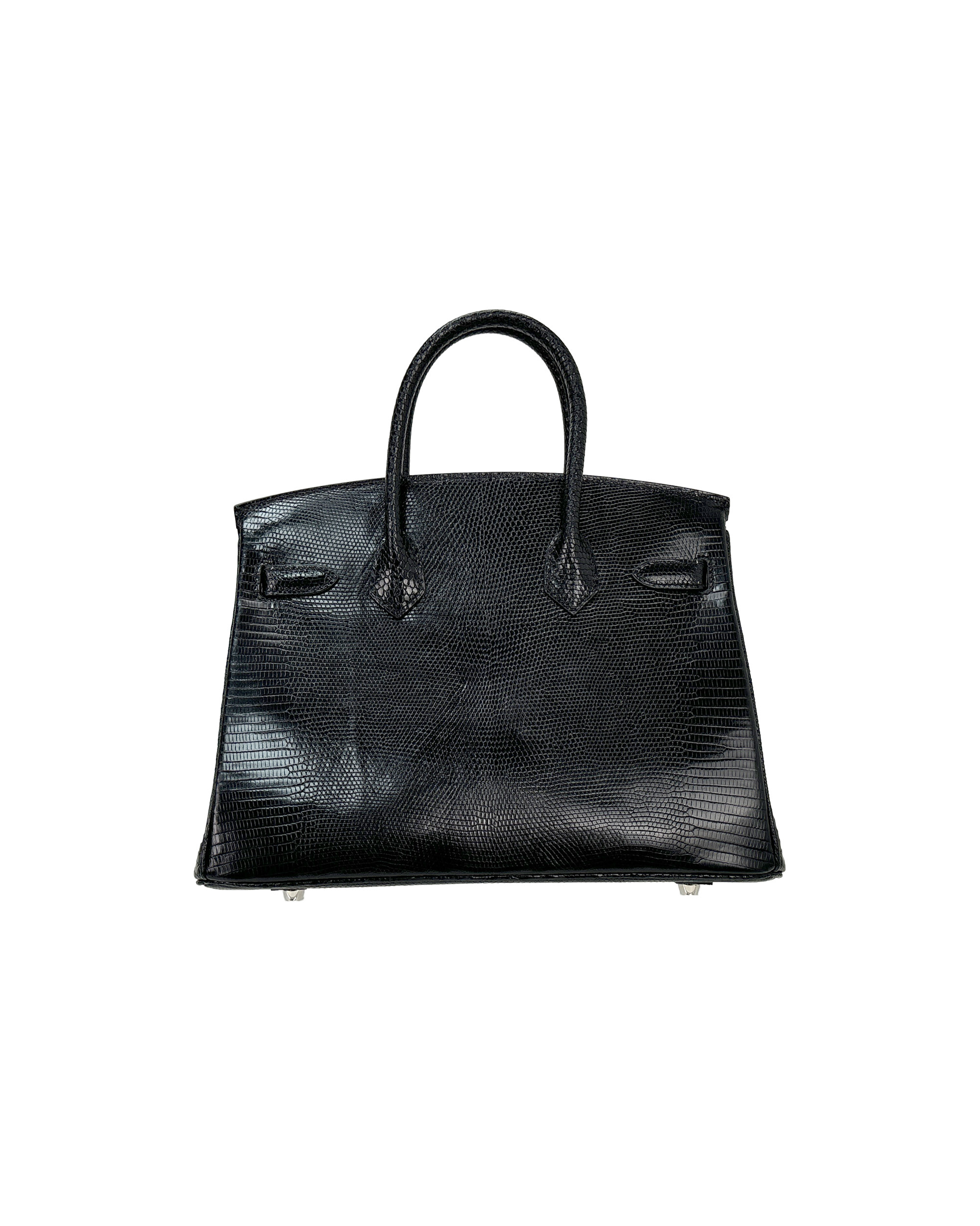 Ladies' hand-made bags made of lizard leather, size 30