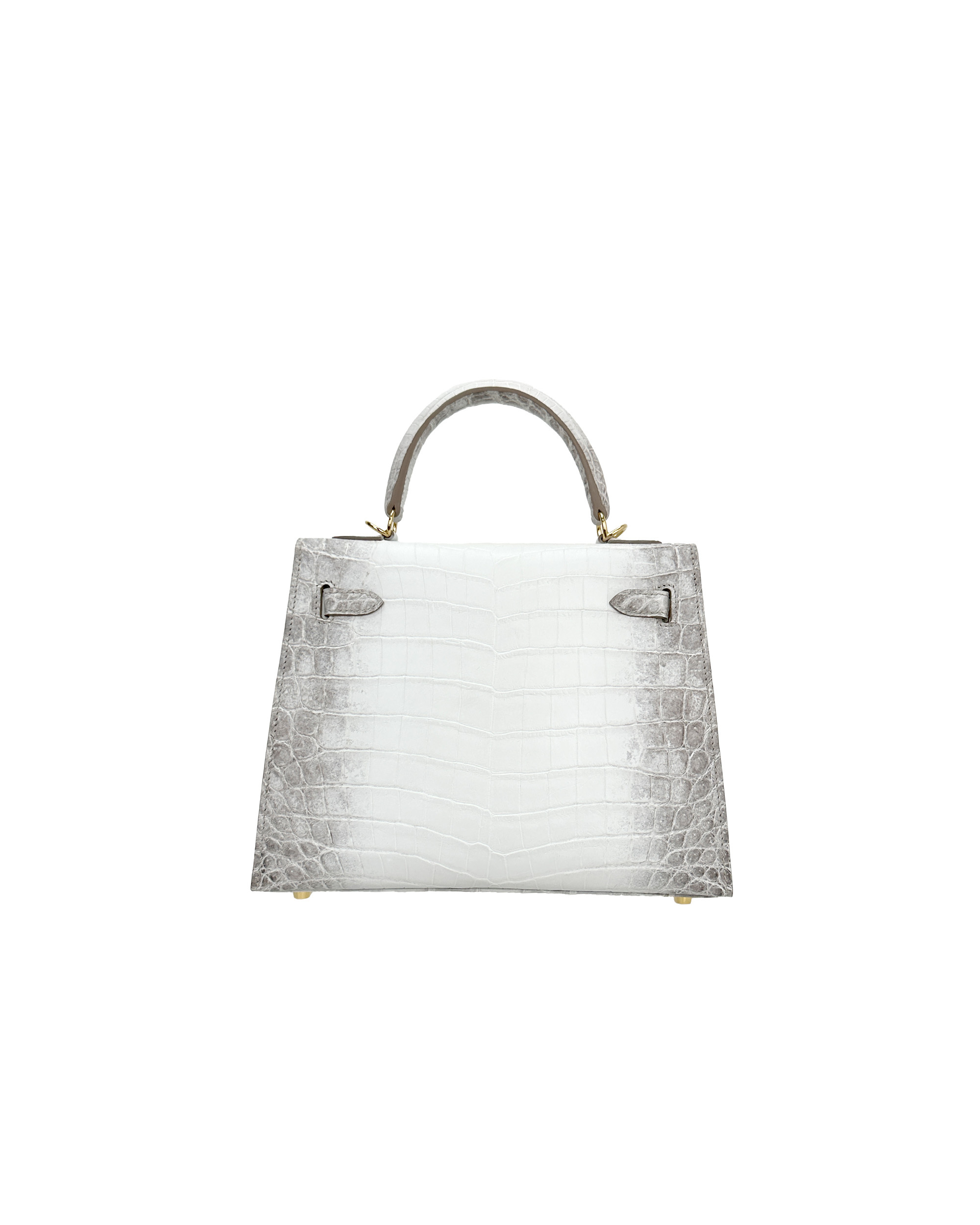 Ladies' handbags in size 25 made of Himalayan Nile crocodile leather