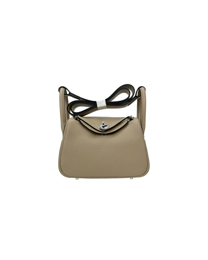 Single-shoulder crossbody bag, handmade with cowhide, size 19