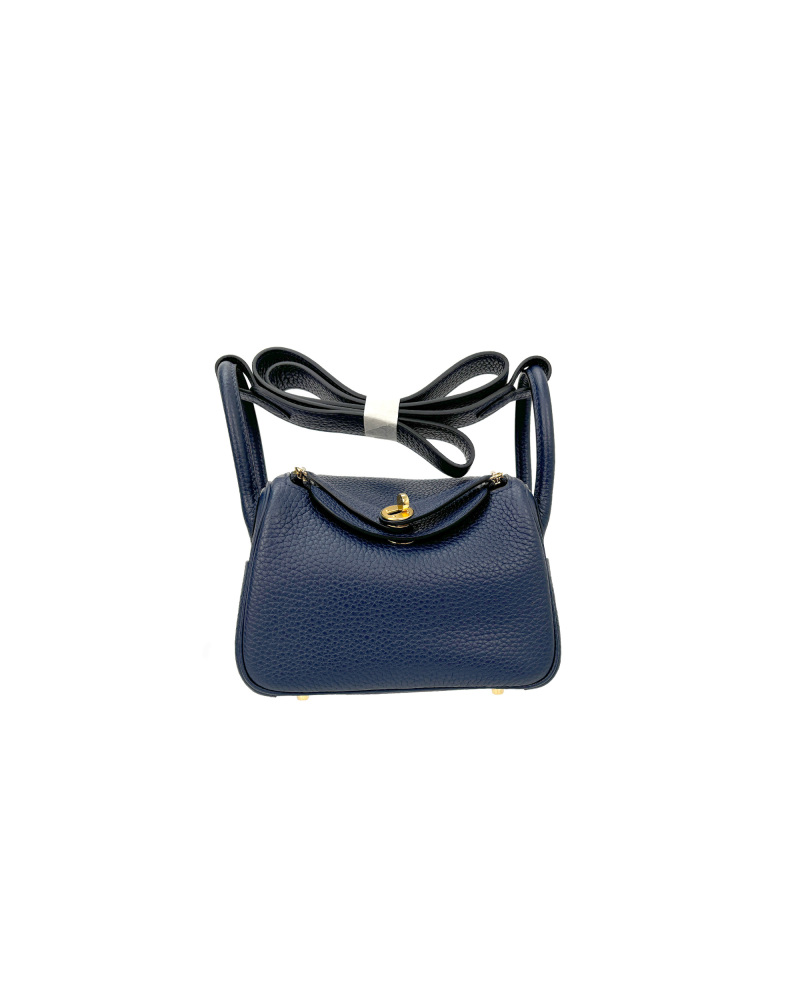 Single-shoulder crossbody bag, handmade with cowhide, size 19