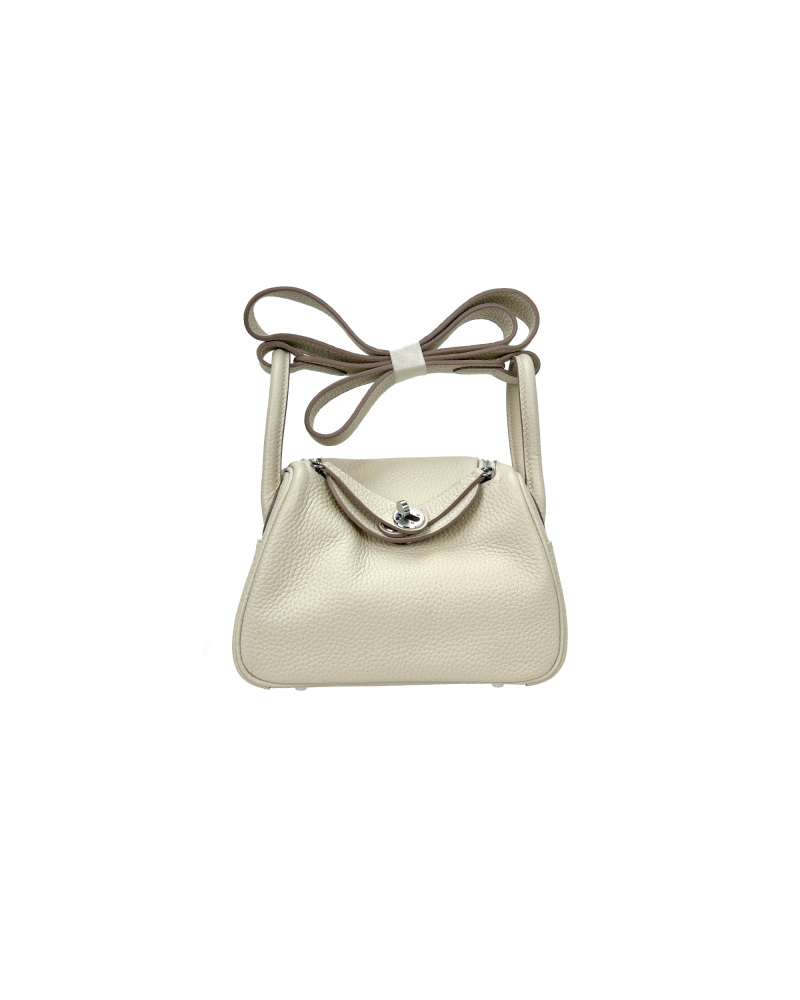 Single-shoulder crossbody bag, handmade with cowhide, size 19