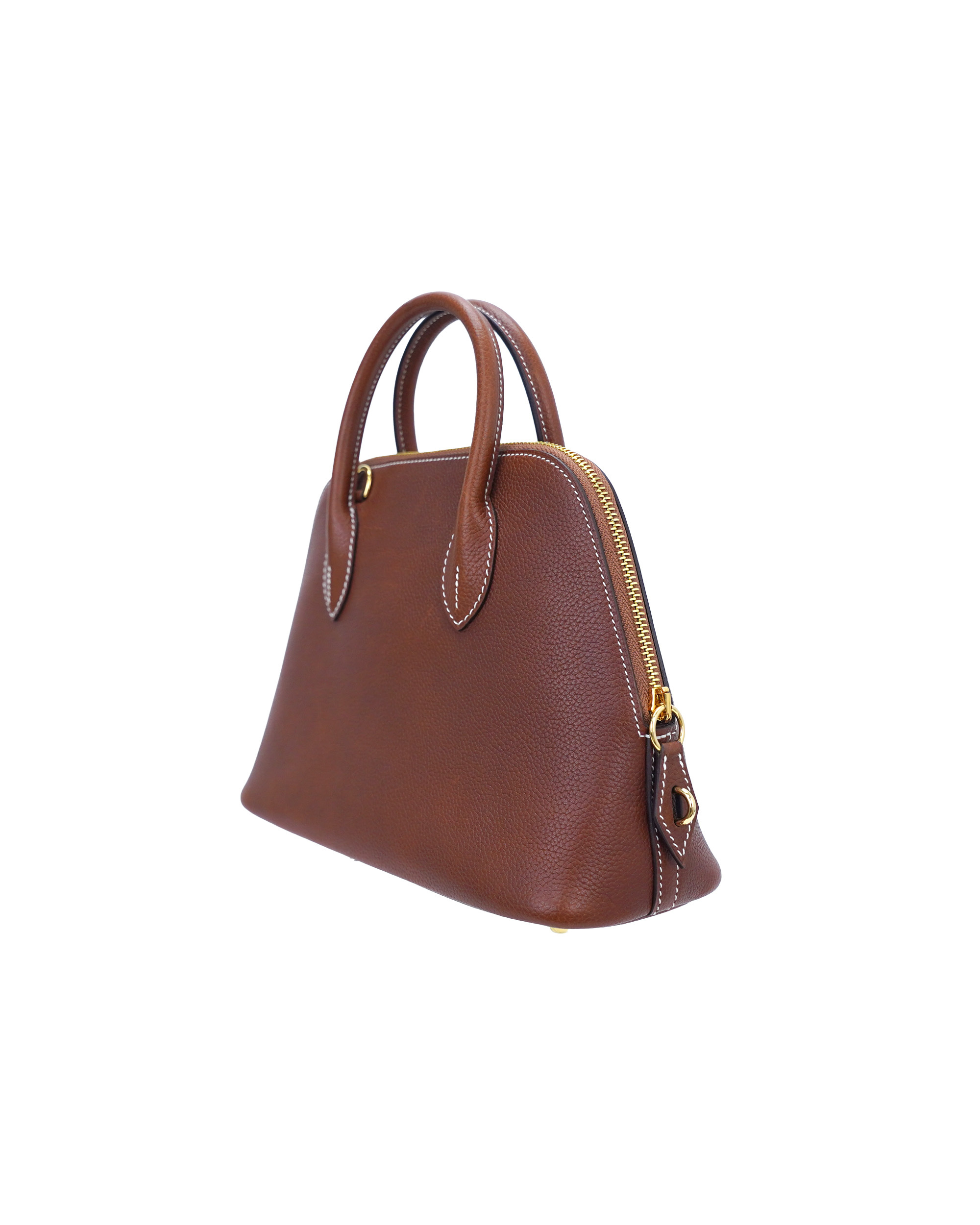 Handmade ladies' bag in size 26 with Barenia Faubourg leather