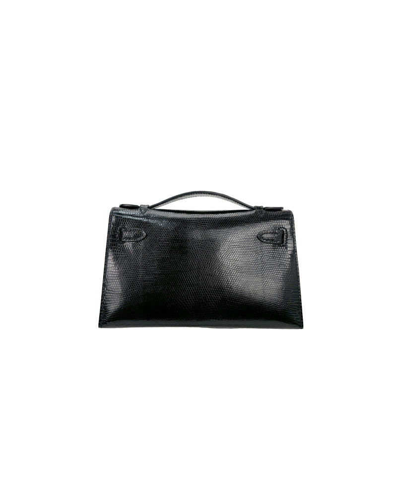 Handmade bag made of lizard leather