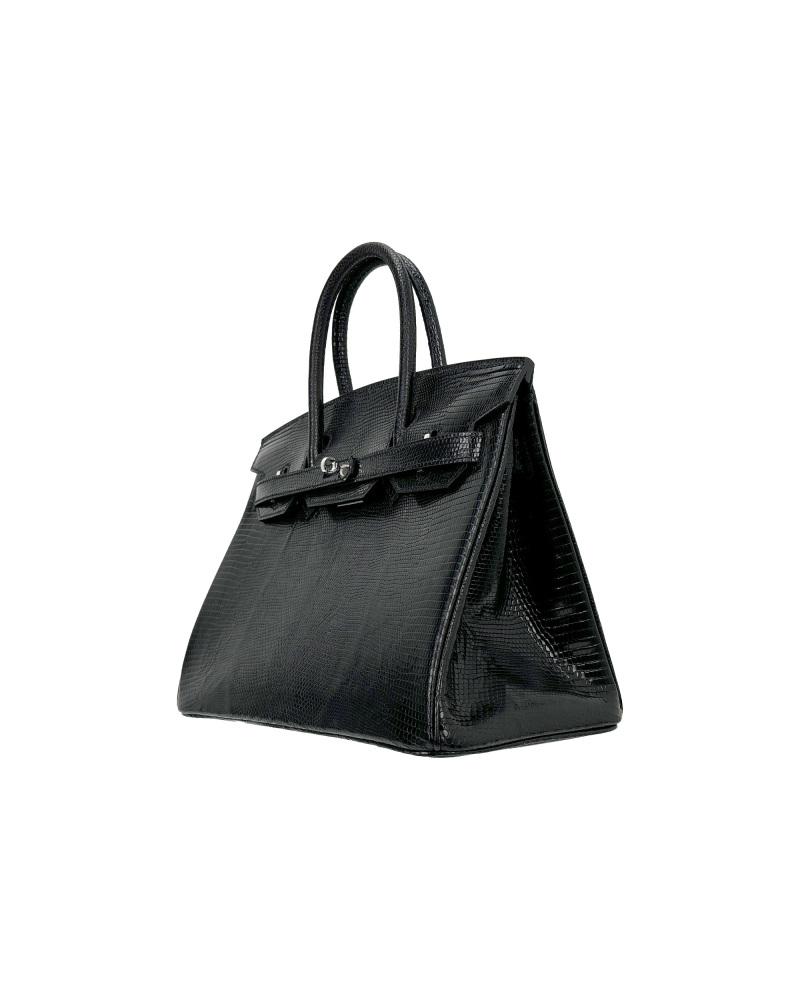 Ladies' hand-made bags made of lizard leather, size 30