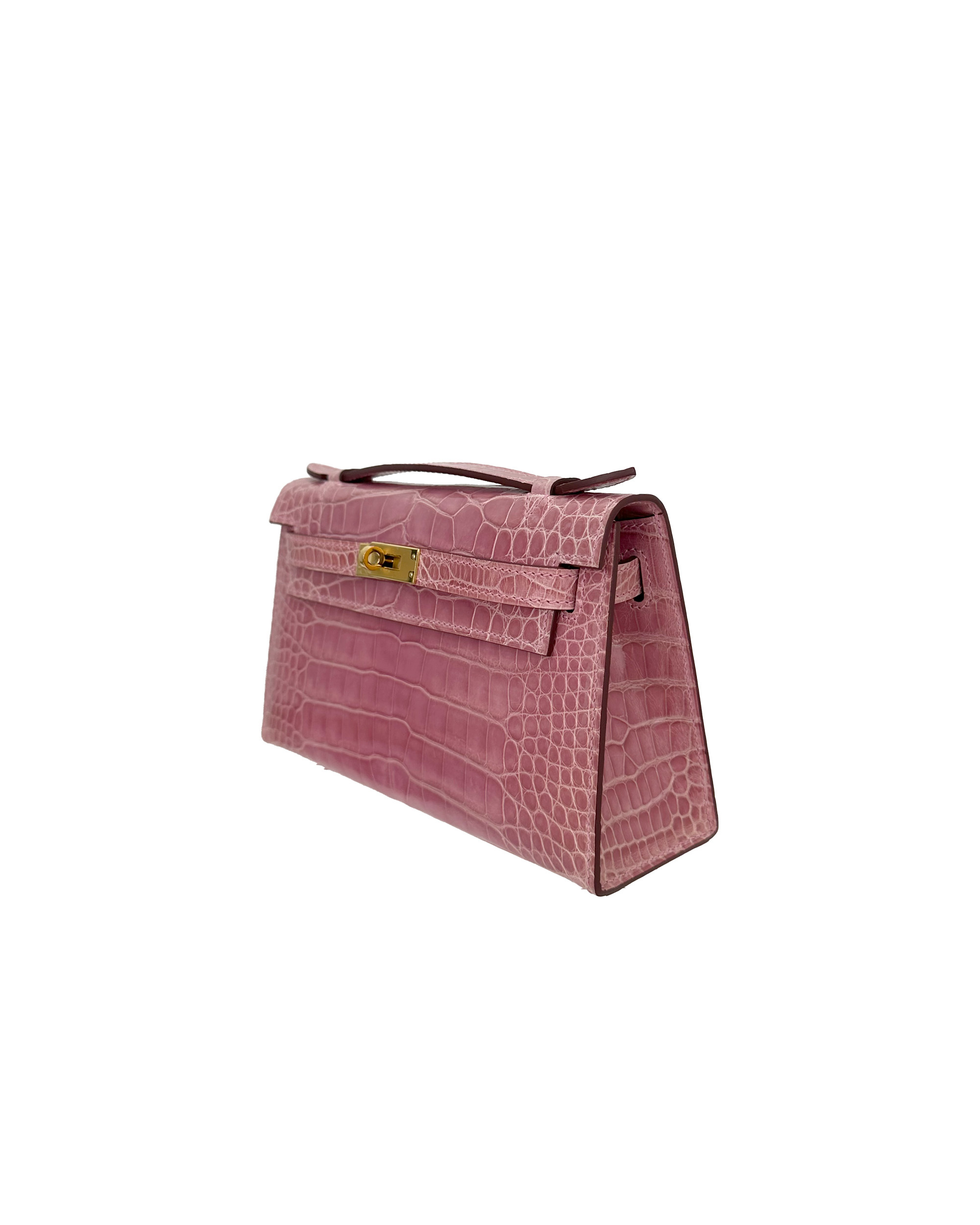 Ladies' handbags made of American alligator leather, size 22