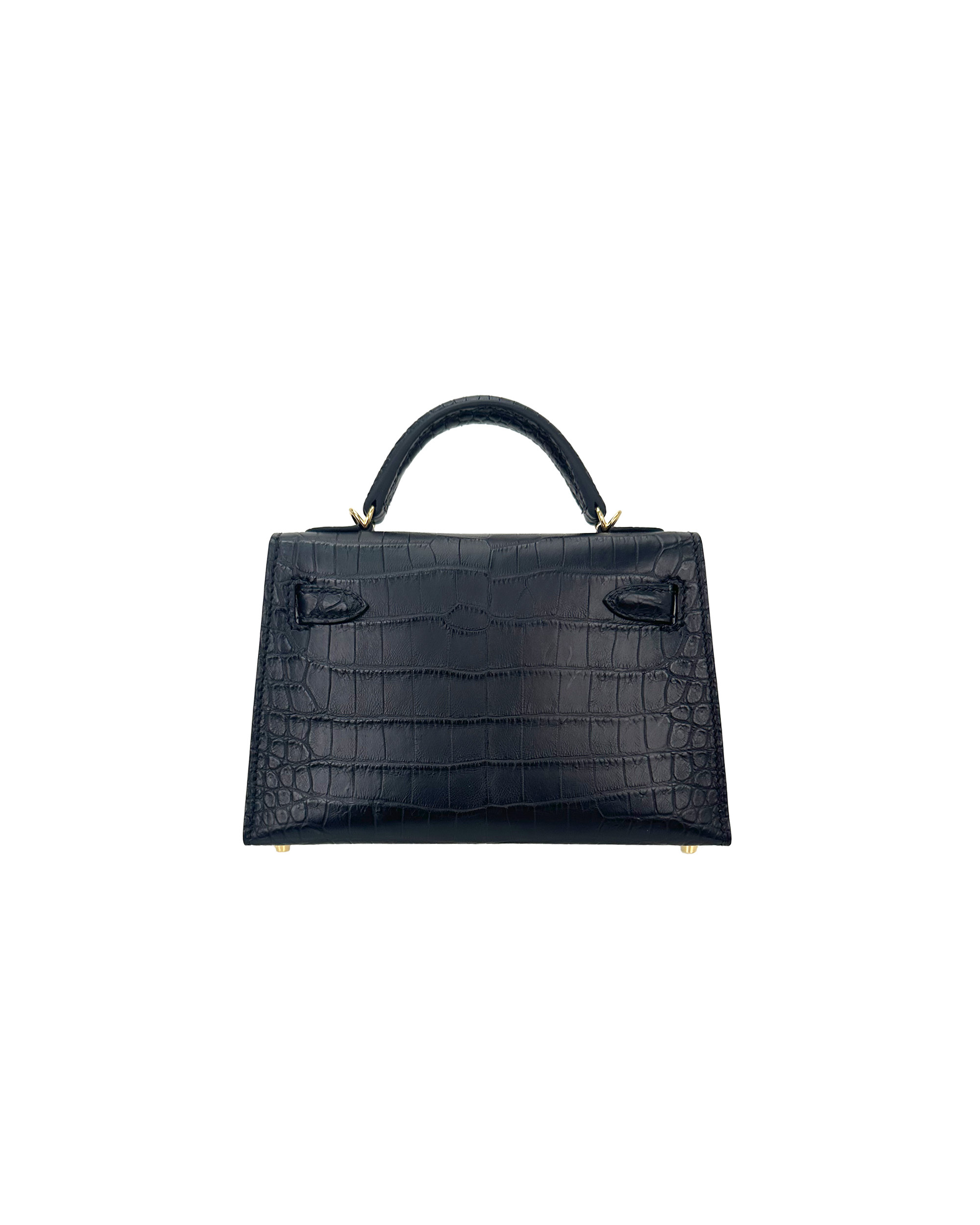 Foggy crocodile-Ladies' hand-carry and crossbody bag, size 19