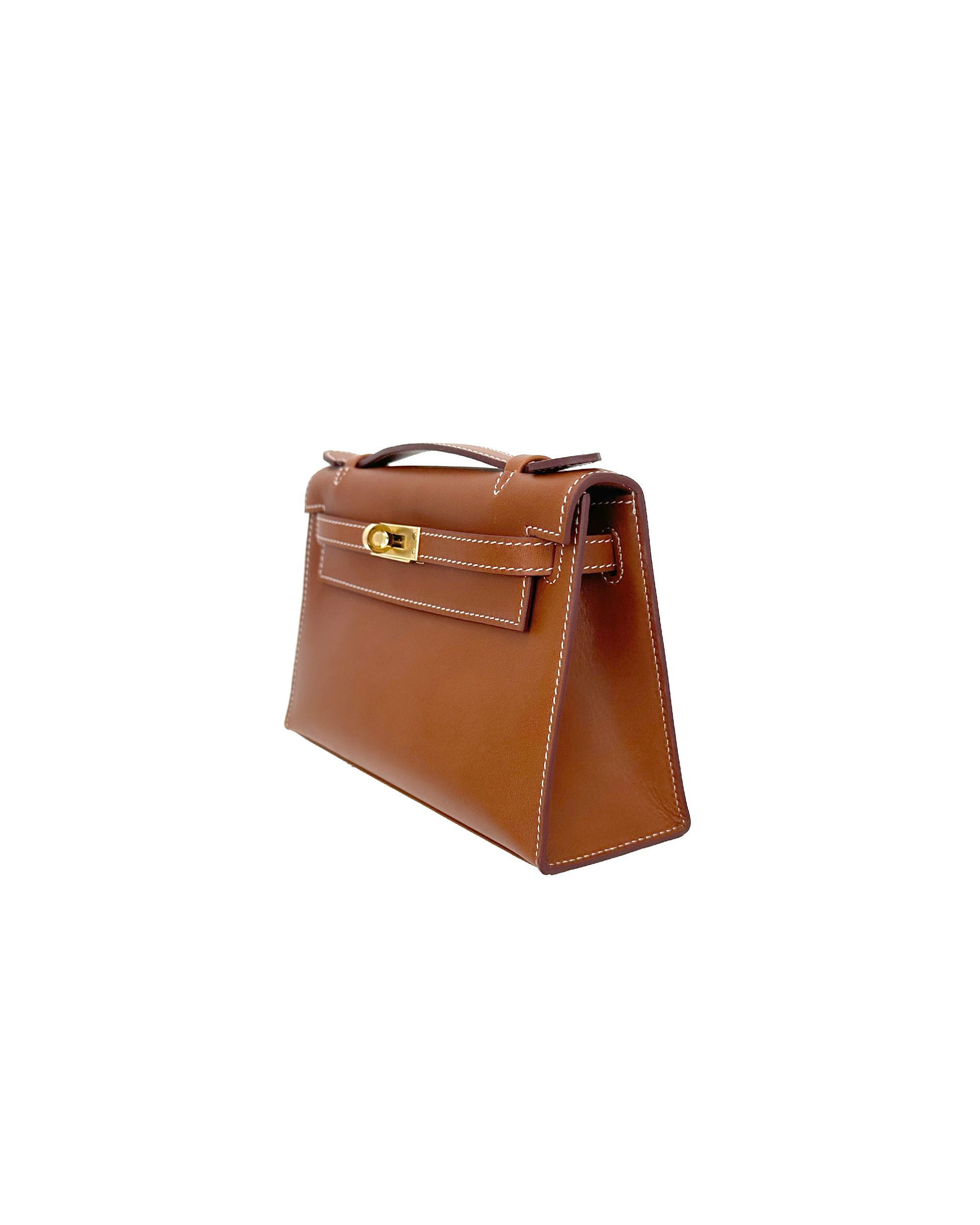 Ladies' handbags made of cowhide, size 22