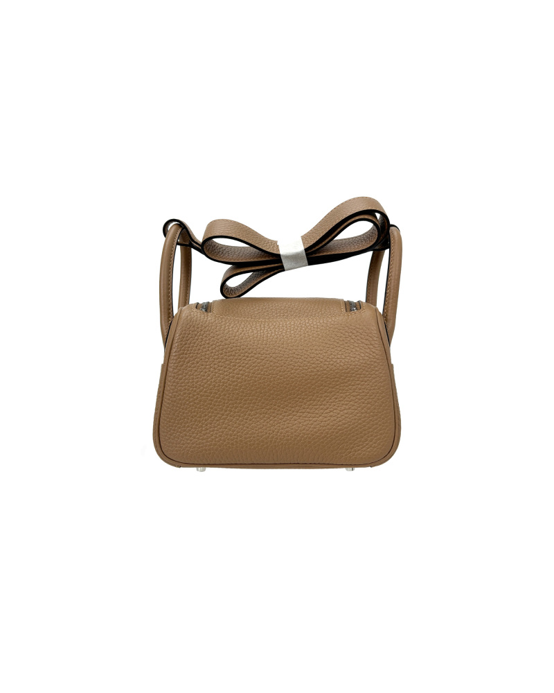 Single-shoulder crossbody bag, handmade with cowhide, size 19