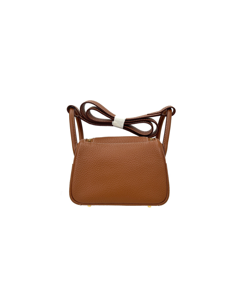 Single-shoulder crossbody bag, handmade with cowhide, size 19