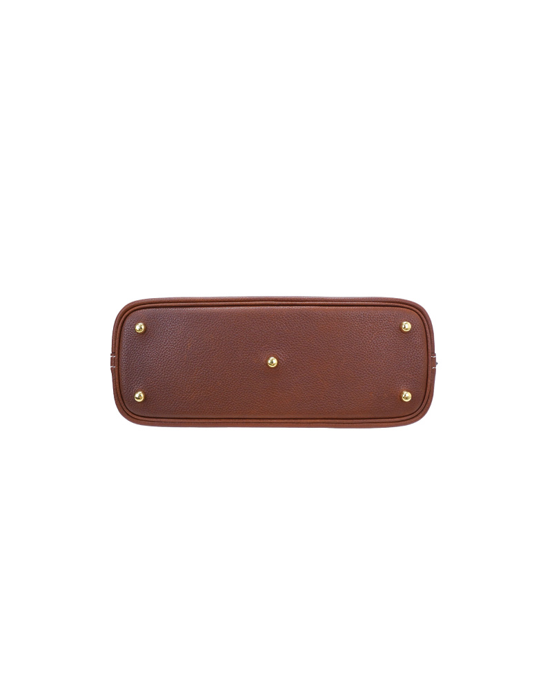 Handmade ladies' bag in size 26 with Barenia Faubourg leather