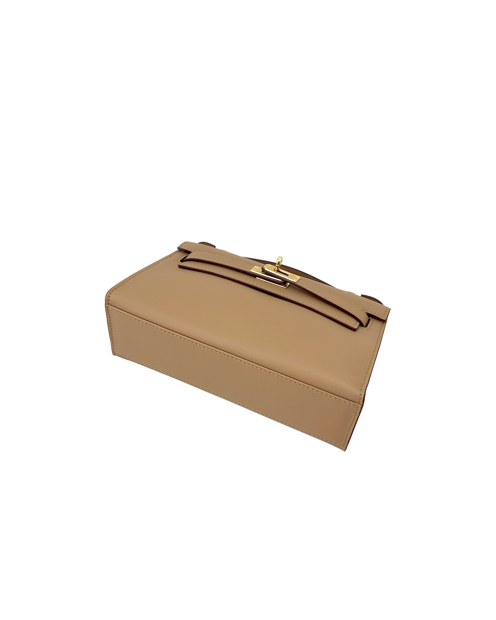 Ladies' handbags made of cowhide, size 22