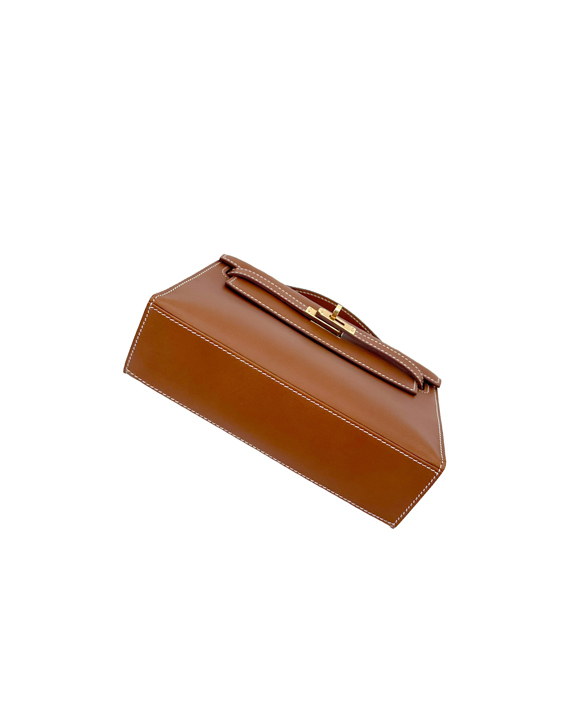Ladies' handbags made of cowhide, size 22