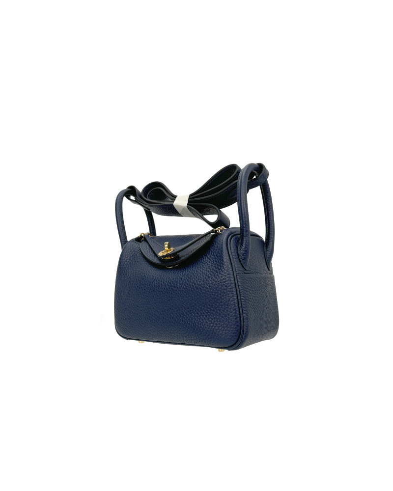 Single-shoulder crossbody bag, handmade with cowhide, size 19
