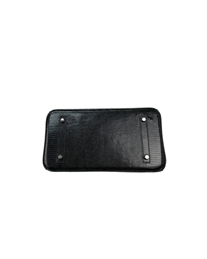 Ladies' hand-made bags made of lizard leather, size 30