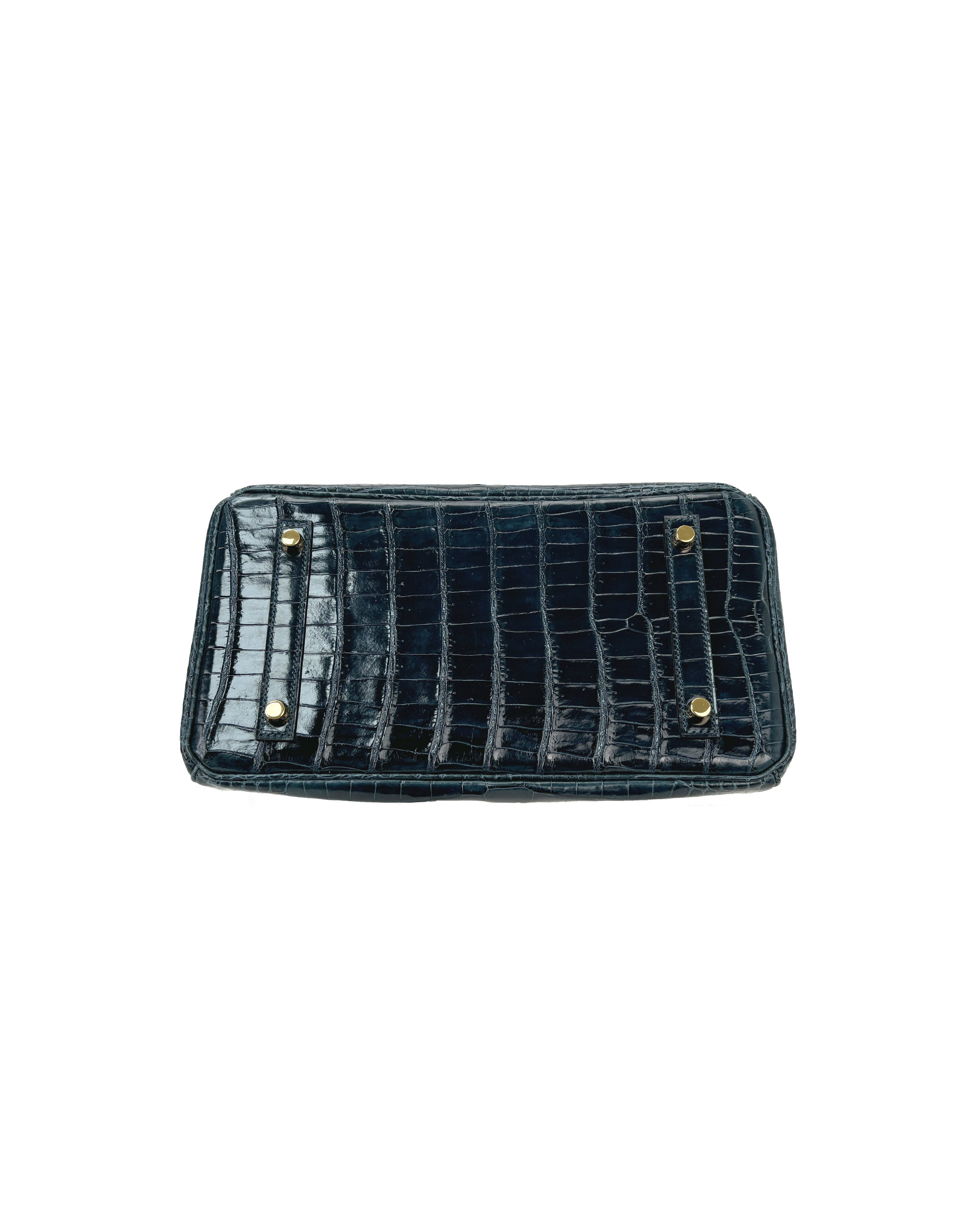Ladies' hand-made bags, made of saltwater crocodile leather, size 30
