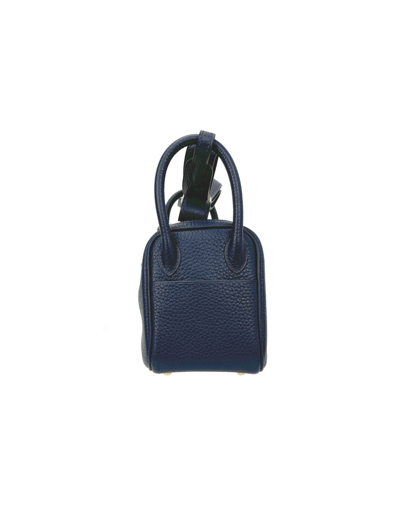 Single-shoulder crossbody bag, handmade with cowhide, size 19