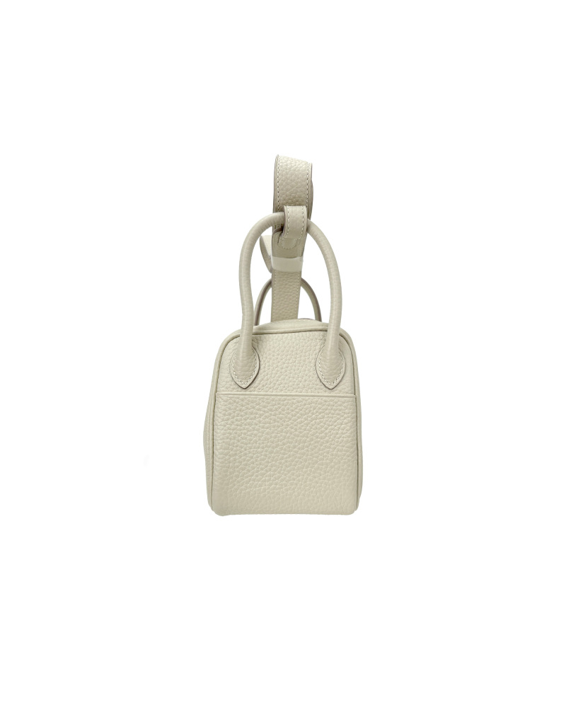 Single-shoulder crossbody bag, handmade with cowhide, size 19