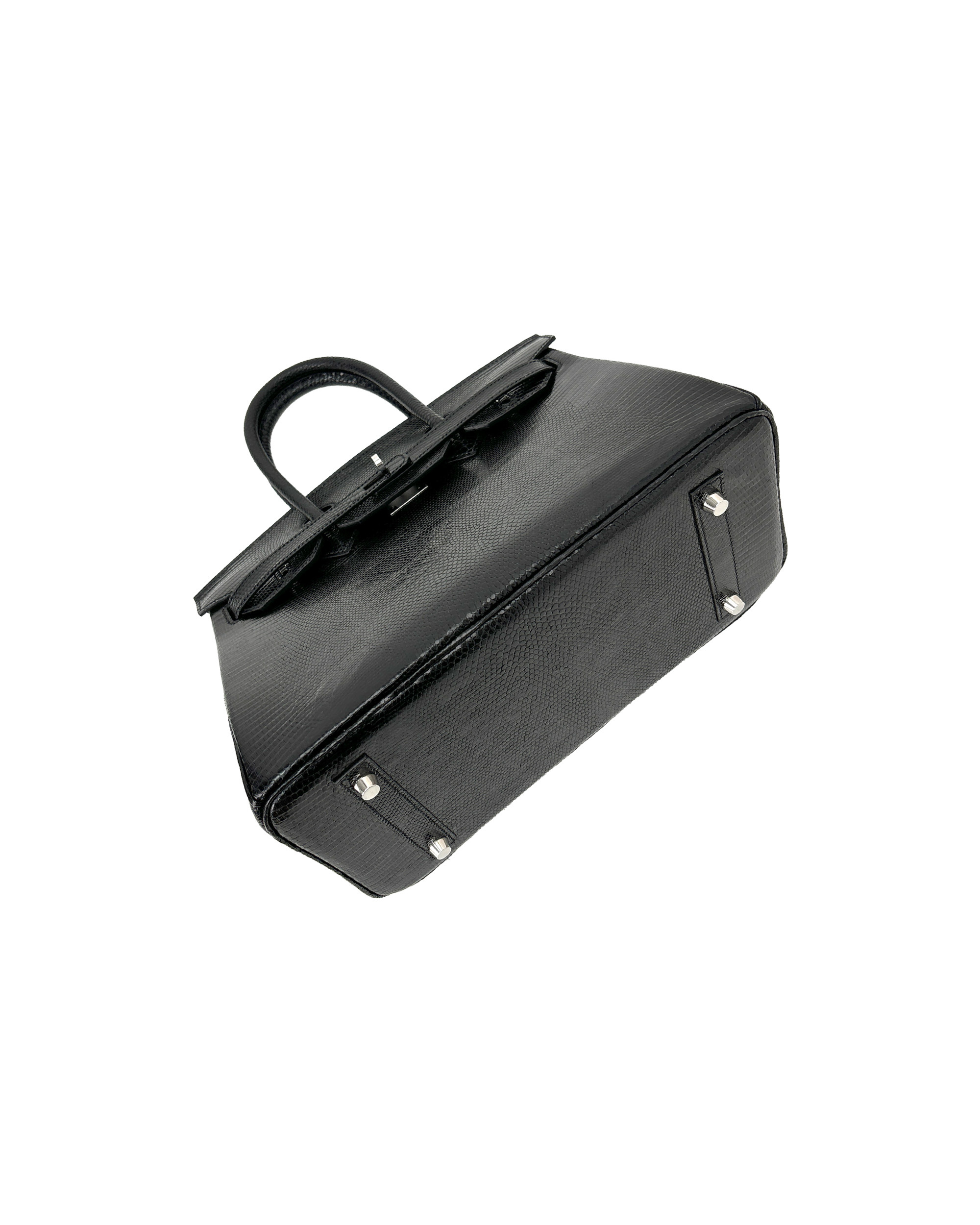 Ladies' hand-made bags made of lizard leather, size 30